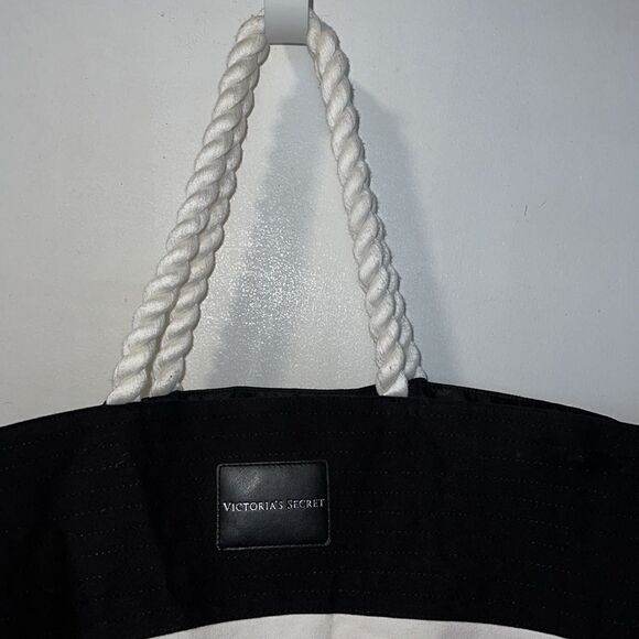 VICTORIA’S SECRET Pink Stripe Large Tote Bag - Picture 2 of 7